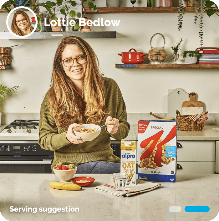 Banana, oat & hazelnut Special K