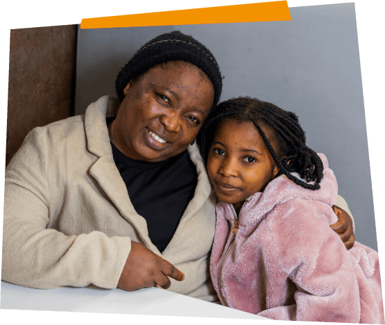 Adeola & Ruth, a passionate schoolteacher and her daughter