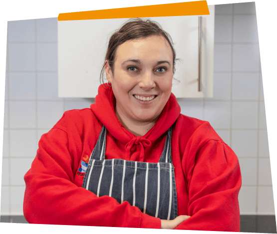 Samantha, a dedicated youth worker at Wigan Youth Zone